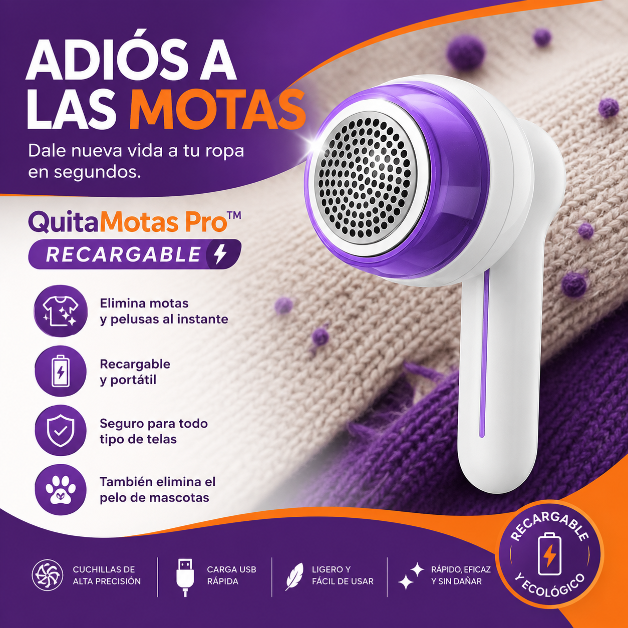QuitaMotas Pro™ Recargable