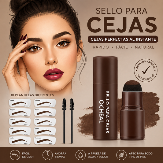 Set de plantillas y sellos para cejas perfectas